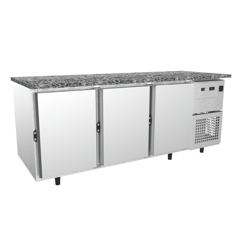 Ventilado mesa refrigerada incorporado separado unidad condensadora BE3PVL BE3PVS